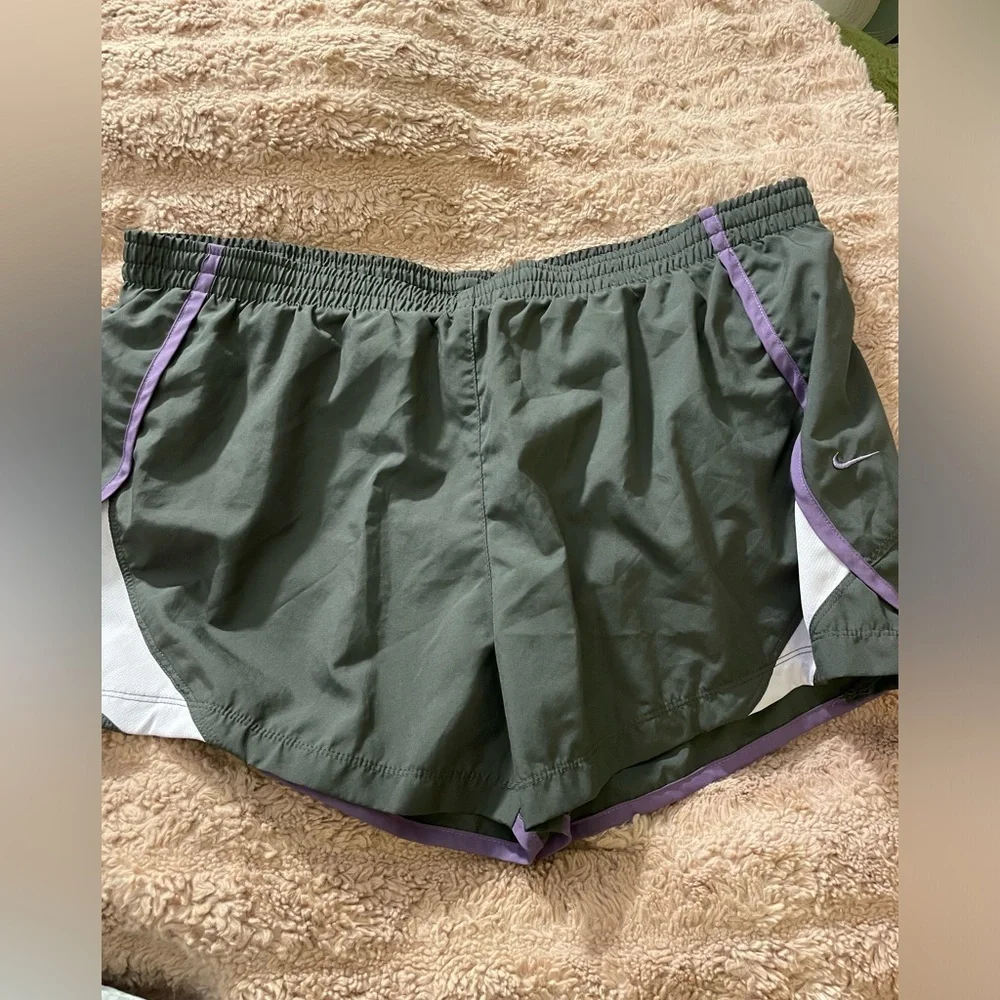 EUC Nike Performance Gray and Purple Athletic Shorts